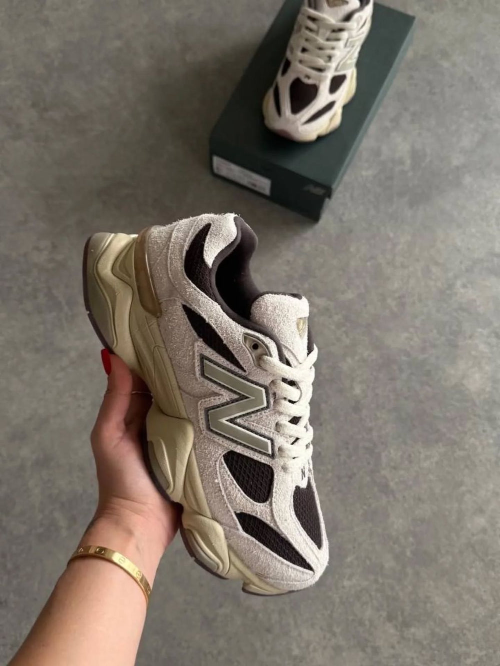 New Balance 9060 Sydney McLaughlin-Levrone Linen Black Coffee