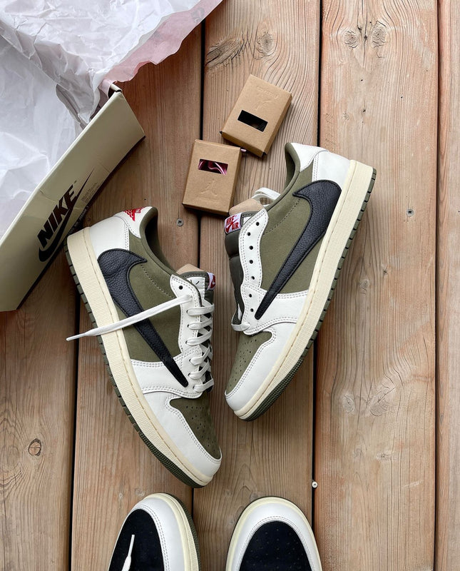 Nike Air Jordan 1 Low Travis Scott Medium Olive