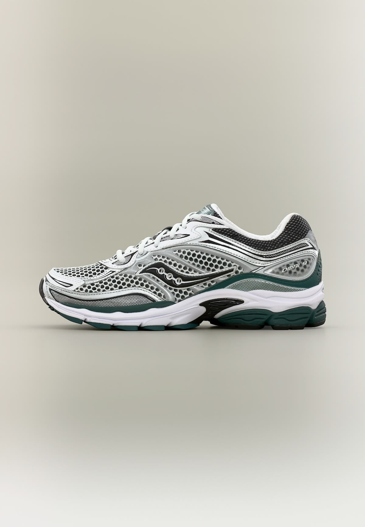 Saucony ProGrid Omni 9 White Pine Green - 4
