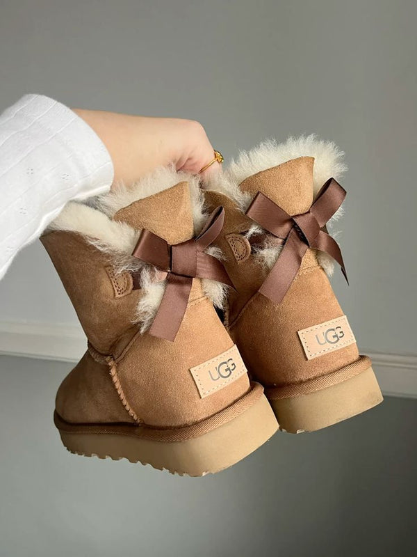 UGG Mini Bailey Bow II Chestnut