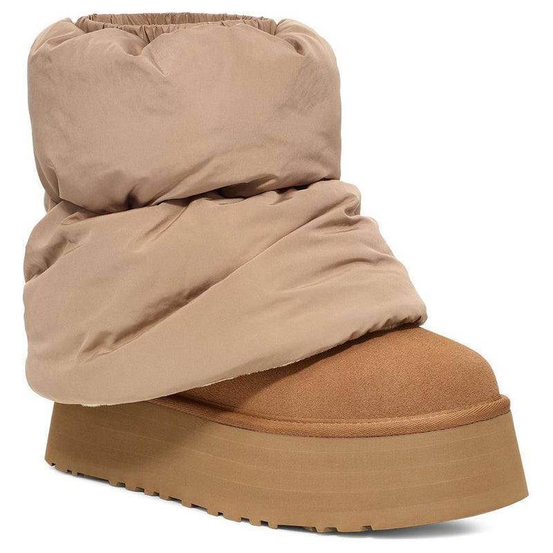UGG Classic Mini Dipper Puffer Boot Amphora Chestnut