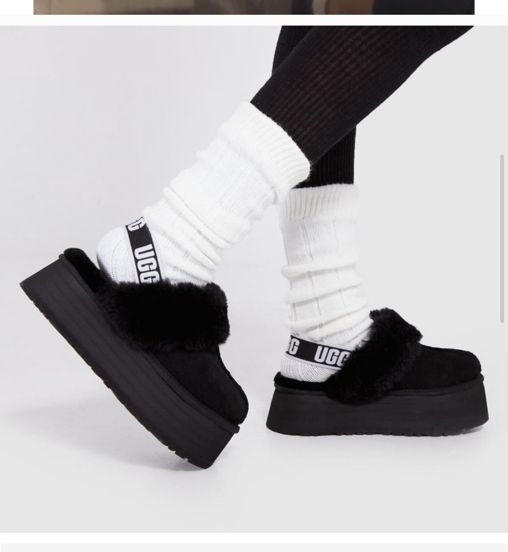 UGG Funkette Slipper Black