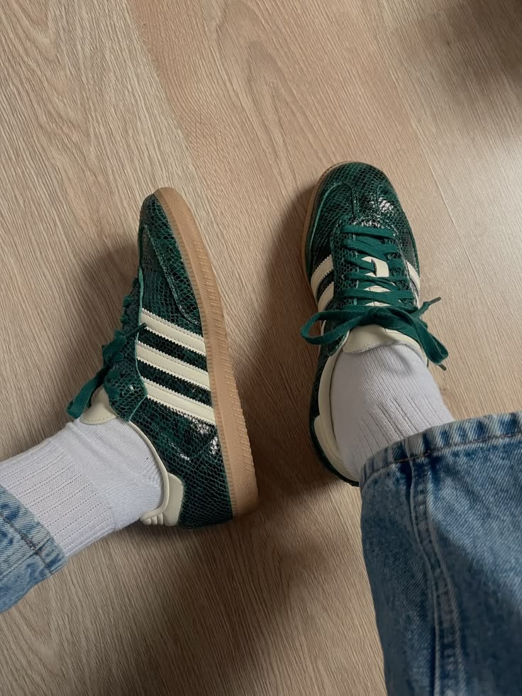 adidas Samba OG Snakeskin Collegiate Green