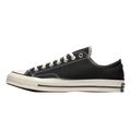 FastCop Store Converse Chuck Taylor All Star 70 Ox sneakers in black canvas with white laces and egret rubber sole.