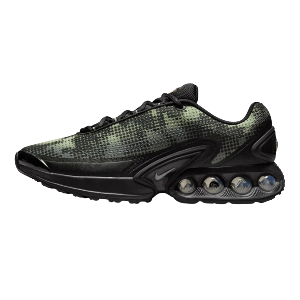 Nike Air Max Dn Black Olive Aura Medium Olive Metallic Silver - 1