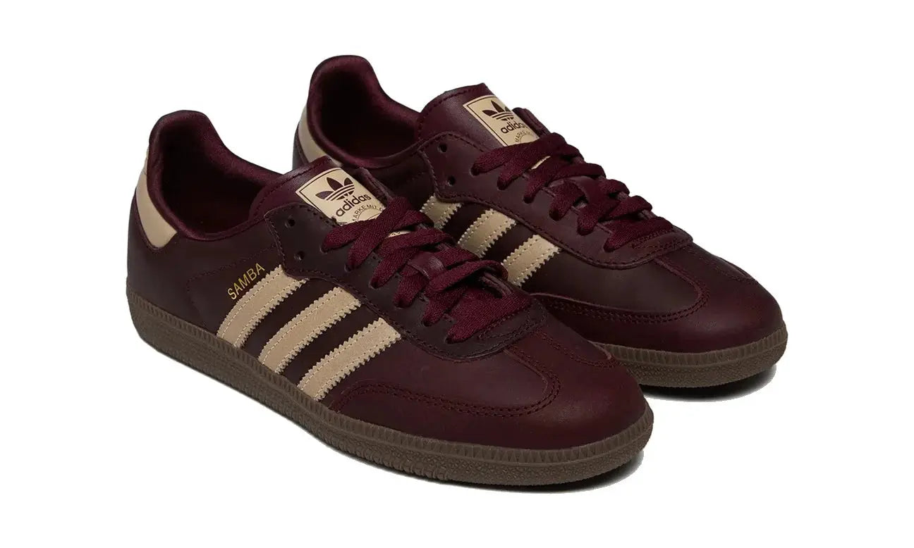 Adidas Samba OG Maroon Crystal Sand - 3