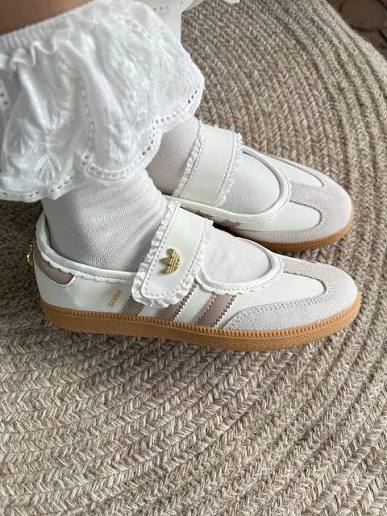 adidas Samba Jane Ruffle Pack White Pink Gum (Women's)