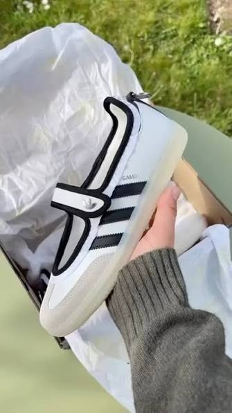 adidas Samba Jane Ruffle Pack White Black (Women's)
