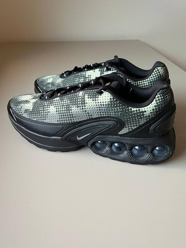 Nike Air Max Dn Black Olive Aura Medium Olive Metallic Silver