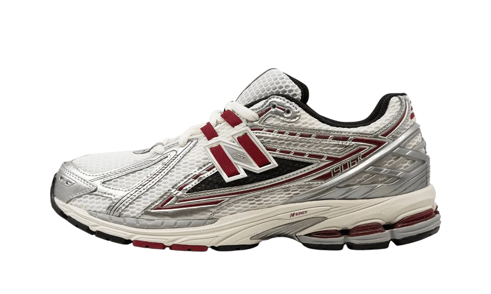 New Balance 1906R Silver Classic Crimson