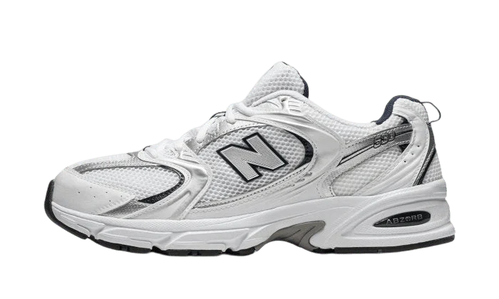 New Balance 530 Blanc Gris Bleu Marine