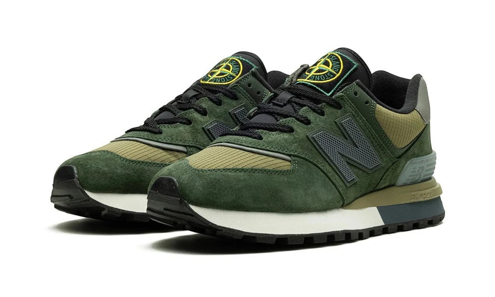 New Balance 574 Legacy Stone Island Dark Green - 2