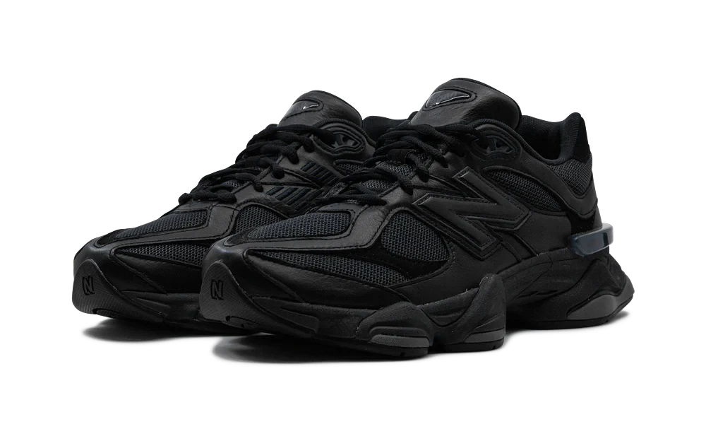 New Balance 9060 Triple Black Leather