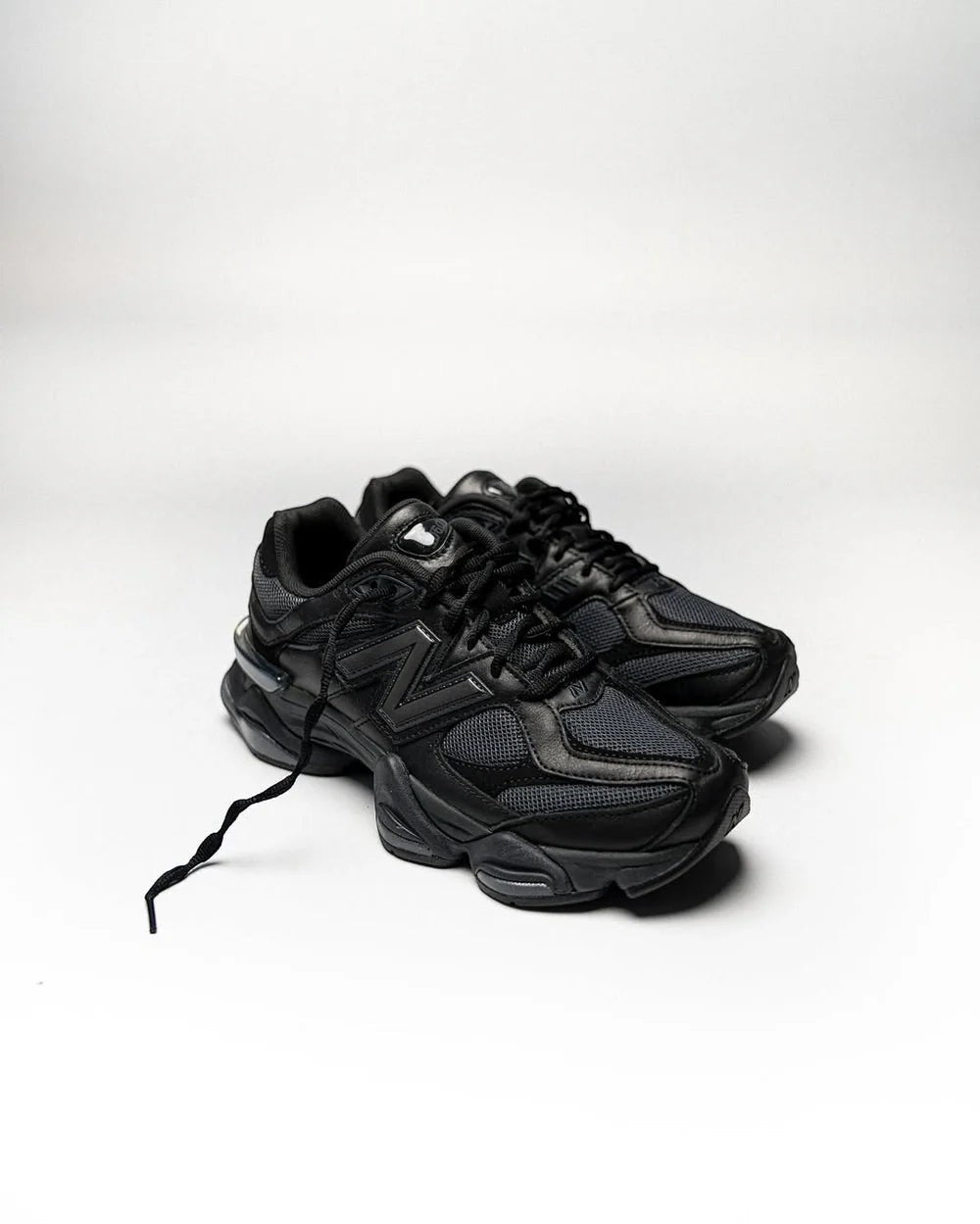New Balance 9060 Triple Black Leather