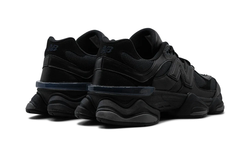 New Balance 9060 Triple Black Leather - 3