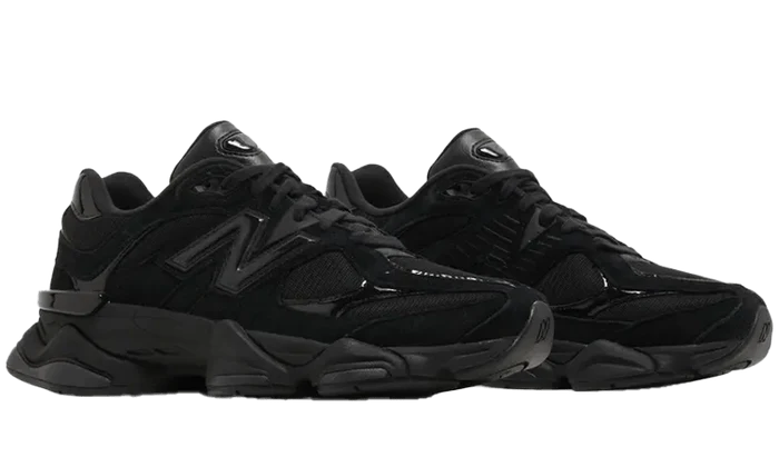 New Balance 9060 Triple Black Patent - 3