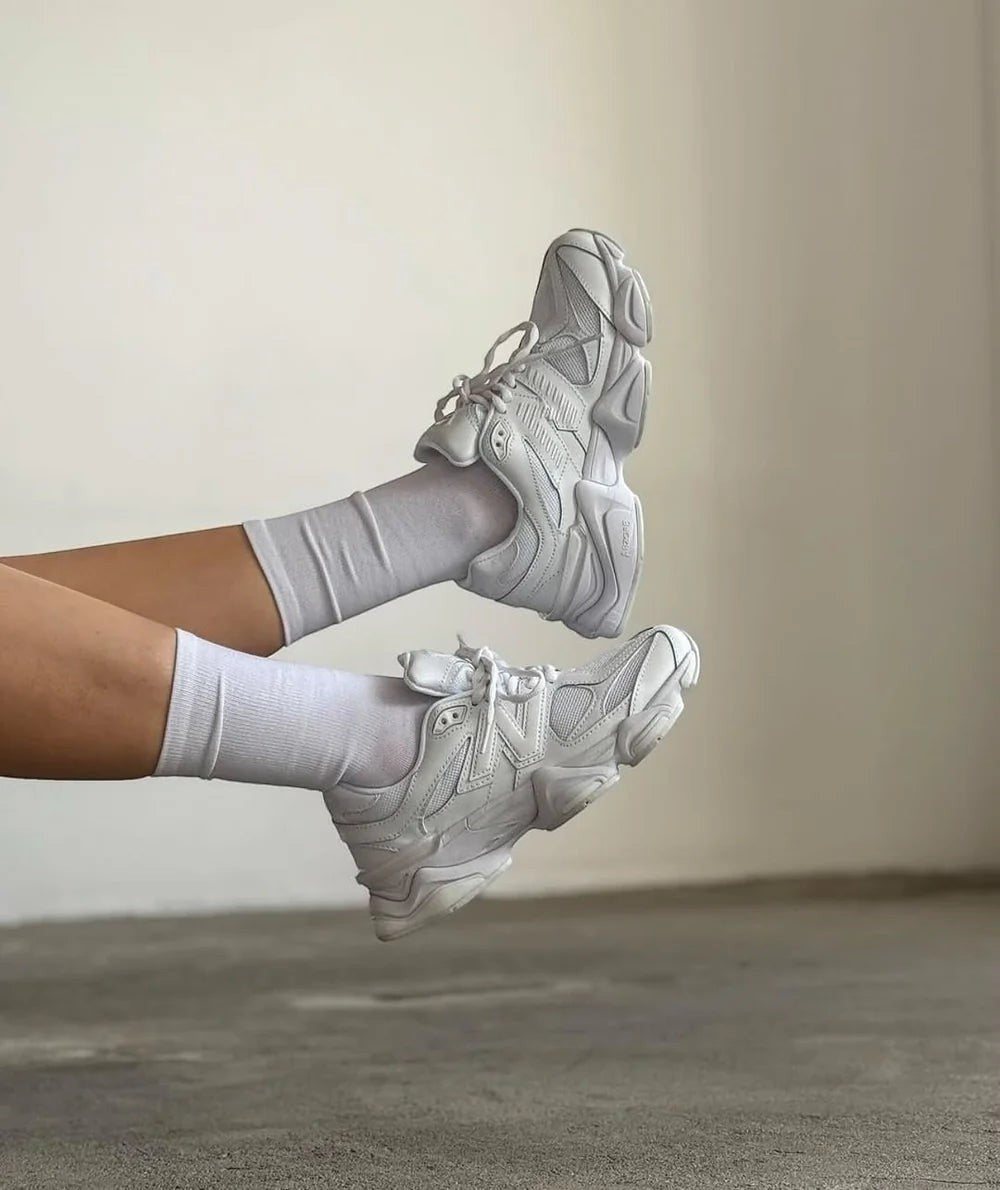 New Balance 9060 Triple White - 2