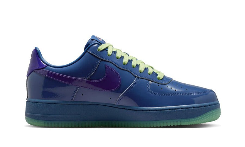 Nike Air Force 1 Low Patent Leather Mystic Navy Grape Ice