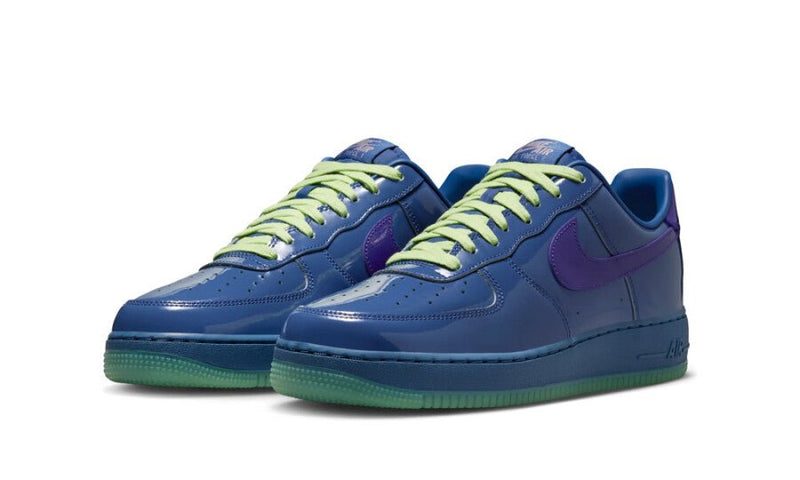 Nike Air Force 1 Low Patent Leather Mystic Navy Grape Ice - 5