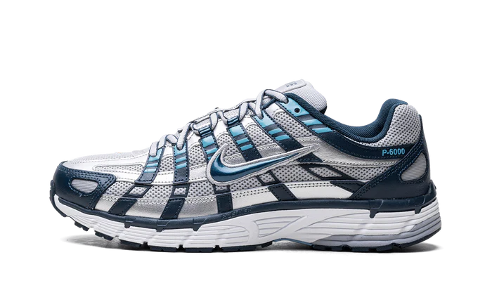 Nike P-6000 Armory Navy Flat Silver