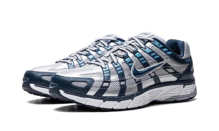 Nike P-6000 Armory Navy Flat Silver - 2