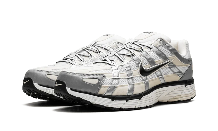 Nike P-6000 Coconut Milk Metallic Silver