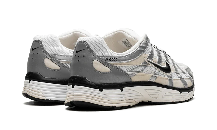 Nike P-6000 Coconut Milk Metallic Silver