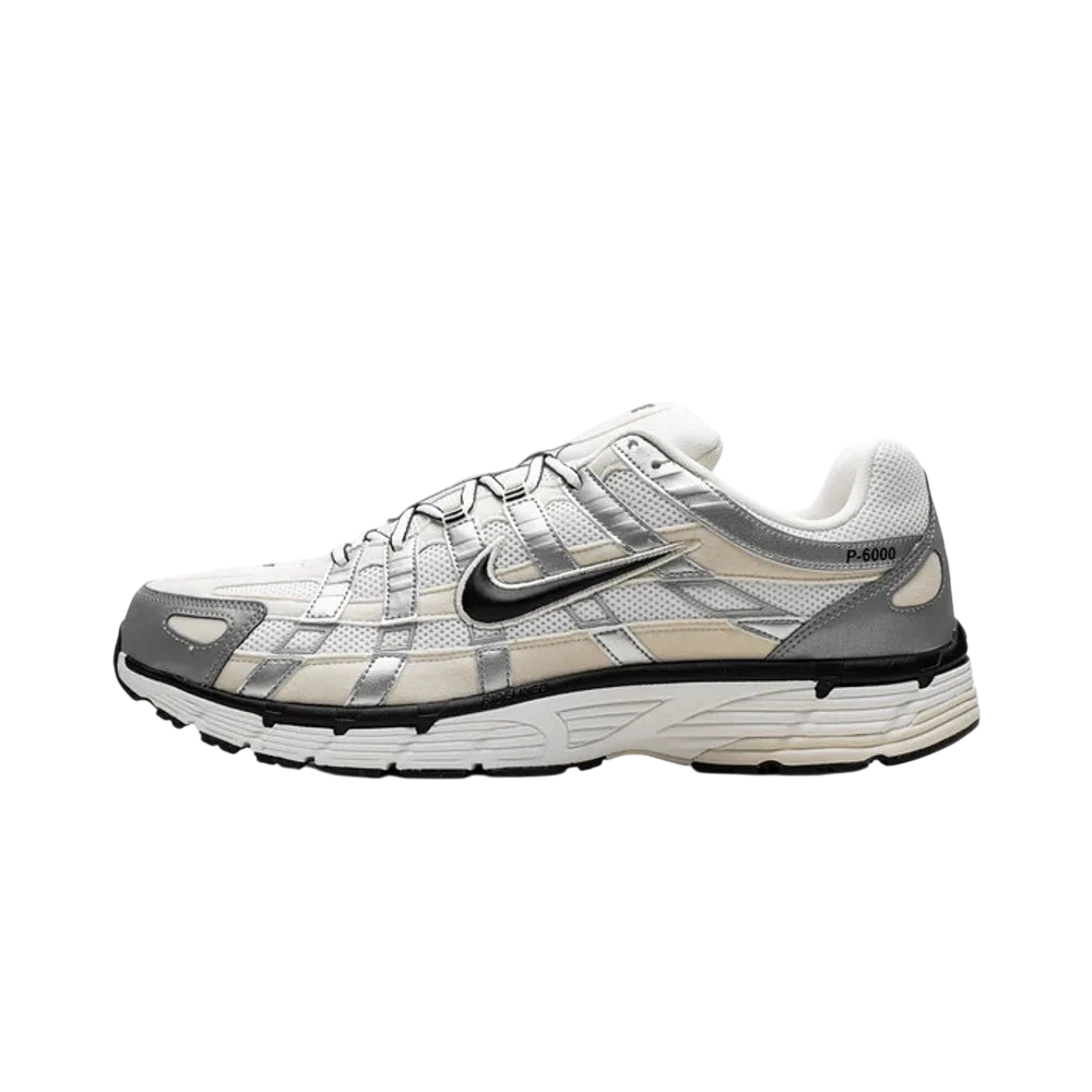 Nike P-6000 Coconut Milk Metallic Silver - 1