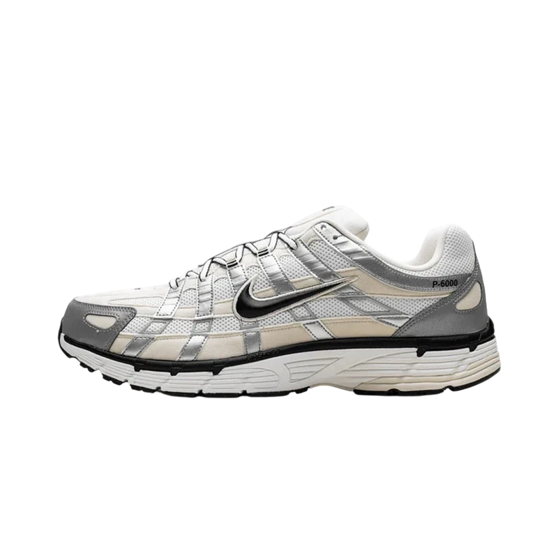 Nike P-6000 Coconut Milk Metallic Silver