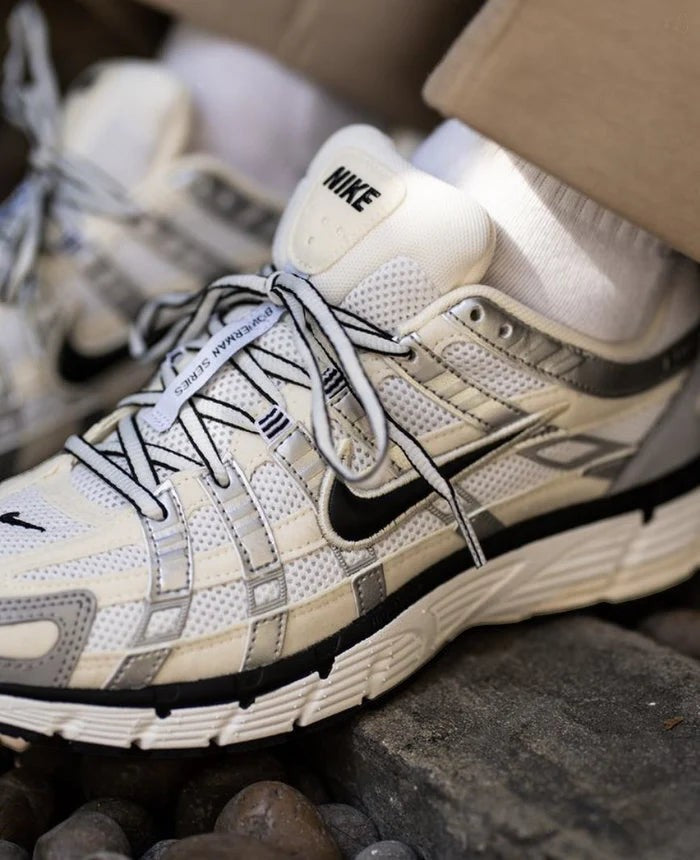 Nike P-6000 Coconut Milk Metallic Silver