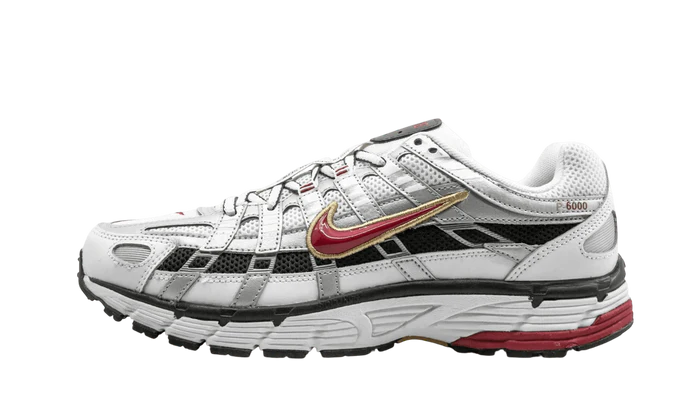 Nike P-6000 White Gold Red