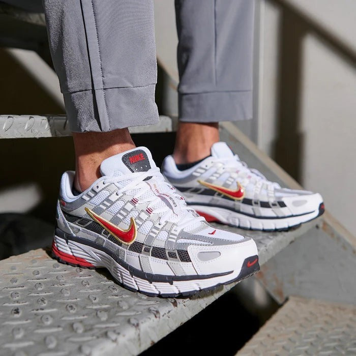 Nike P-6000 White Gold Red - 2
