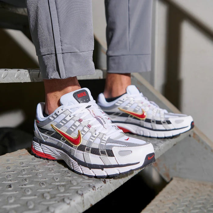 Nike P-6000 White Gold Red