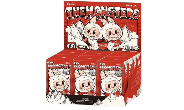 Pop Mart Labubu The Monsters Coca Cola Series Vinyl Face Sealed Case - 1