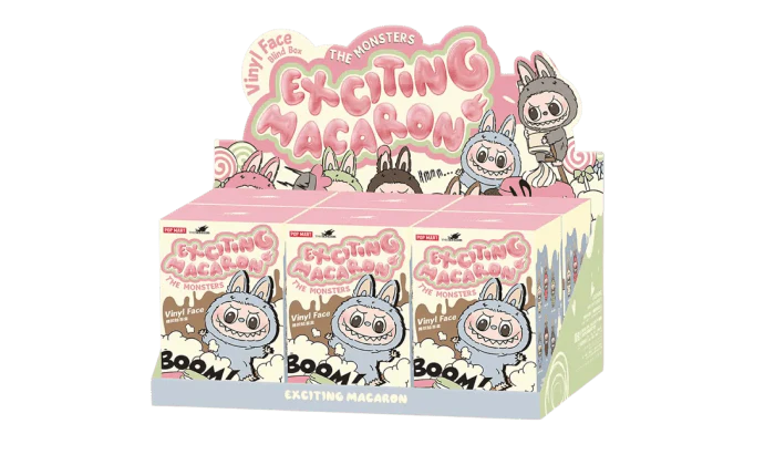 Pop Mart Labubu The Monsters Exciting Macarons Vinyl Face Blind Box - 1
