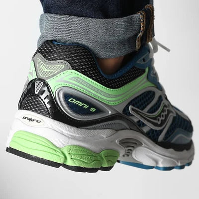Saucony ProGrid Omni 9 Blue Lime - 3