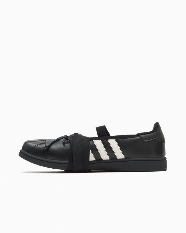 adidas Superstar Square Toe Ballet JENNIE Black Offf White