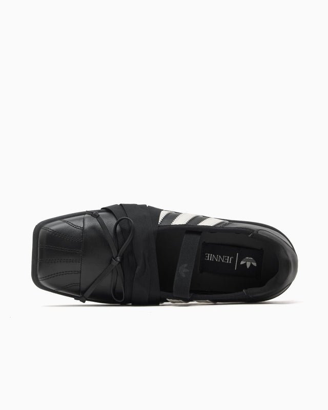 adidas Superstar Square Toe Ballet JENNIE Black Offf White