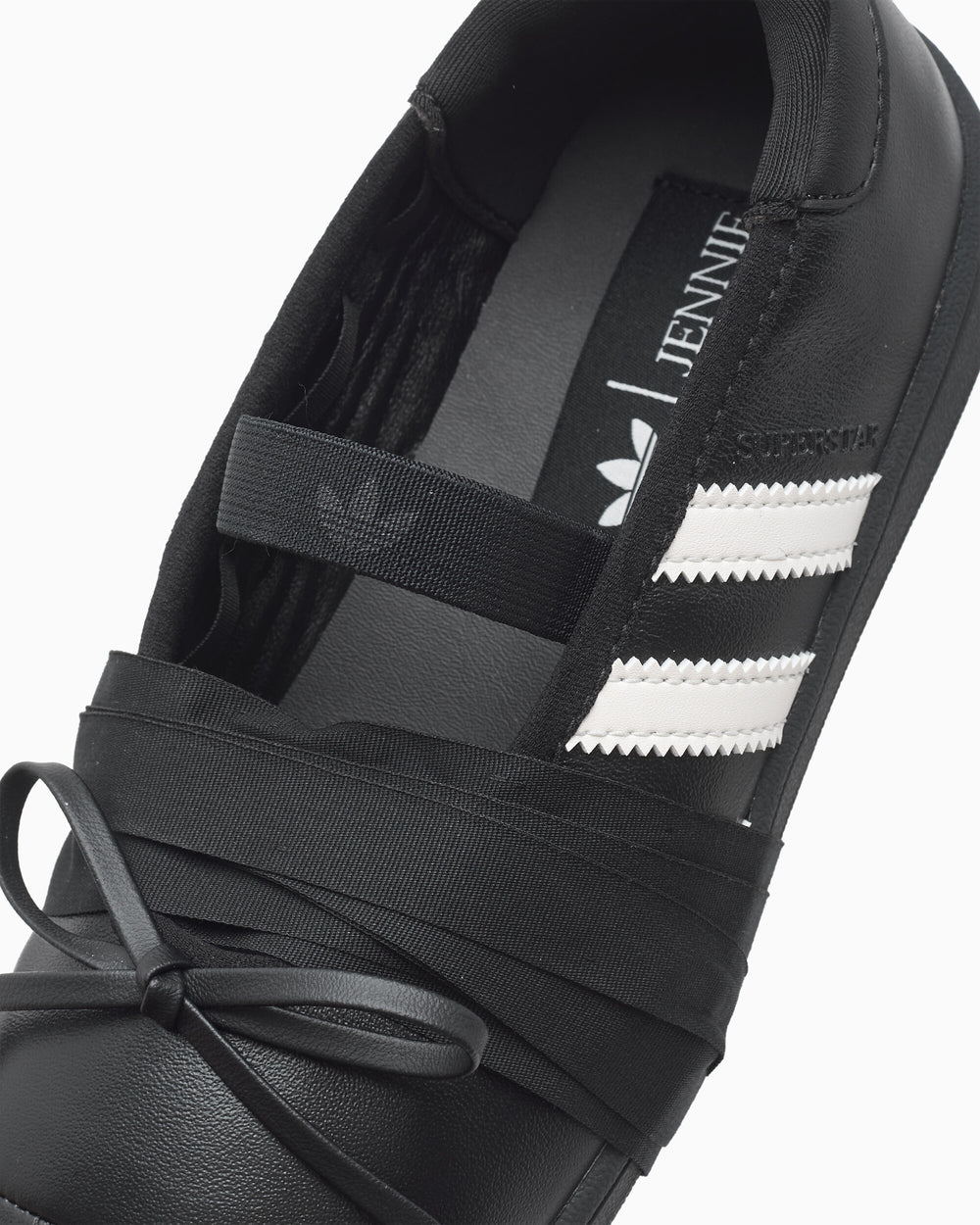 adidas Superstar Square Toe Ballet JENNIE Black Offf White - 8